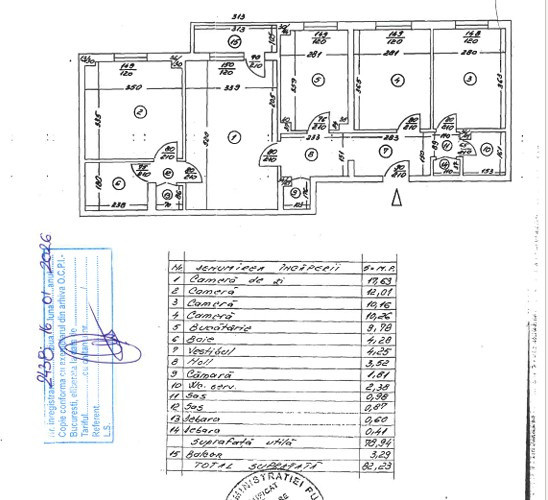 Apartament 4 camere-semidecomandat-zona Oltenitei / Brancoveanu