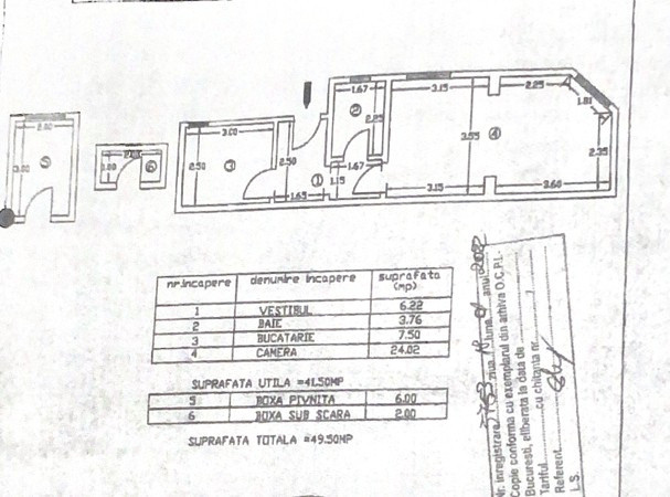 Garsoniera-demisol inalt-zona Banu Manta