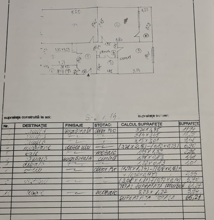 Apartament 3 camere  decomandat – Drumul Taberei