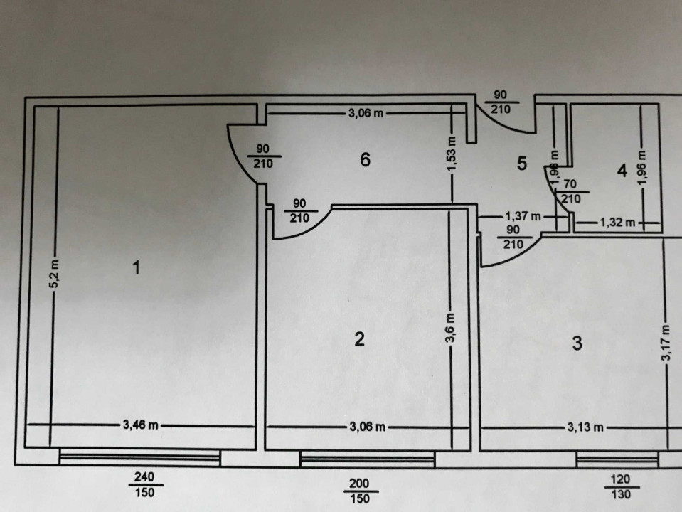 Apartament 2 camere-5 min. Metrou Pacii-Decomandat