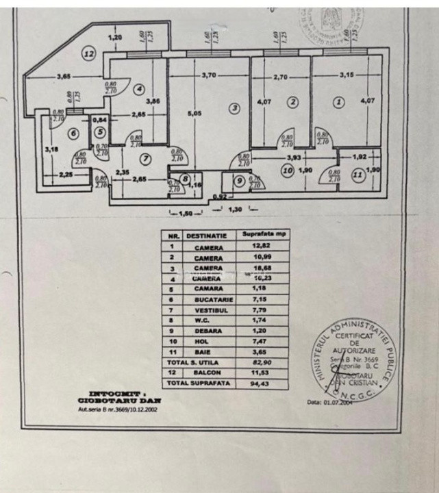 Apartament 4 camere-semidecomandat-spatios-zona Titulescu/Victoriei