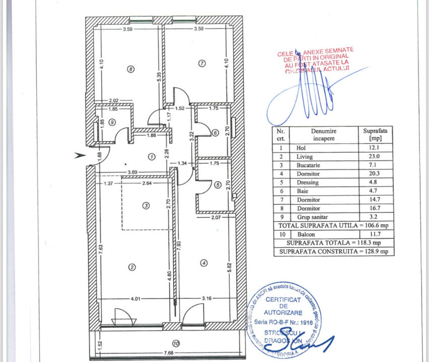 Apartament 4 camere-decomandat+boxa+parcare-mobilat-zona Timpuri Noi