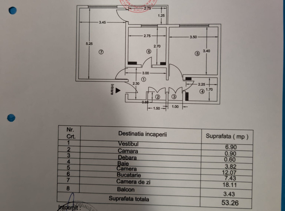 Apartament 2 camere  decomandat – Militari