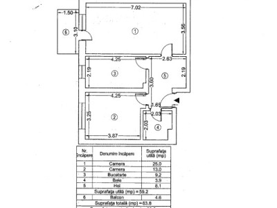 Apartament 2 camere -decomandat -zona Drumul Taberei-Plazza Romania