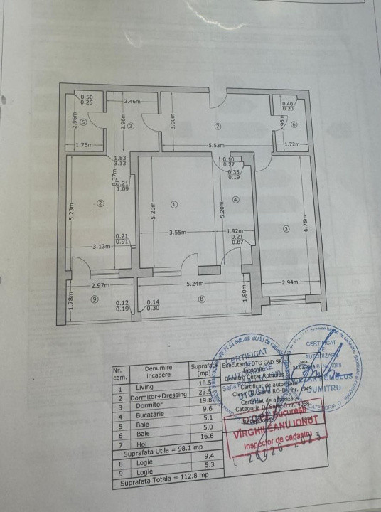 Apartament 3 camere-zona Timpuri Noi-parcare subteran- contra cost 