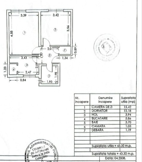 Apartament 2 camere Metrou -Eroii Revolutiei
