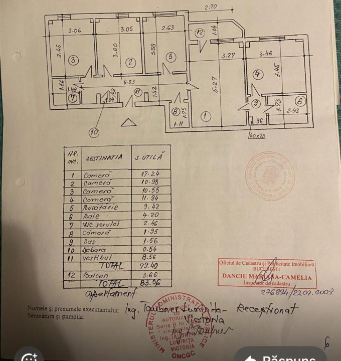Apartament - 4 camere - Semidecomandat - Calea Vacaresti 