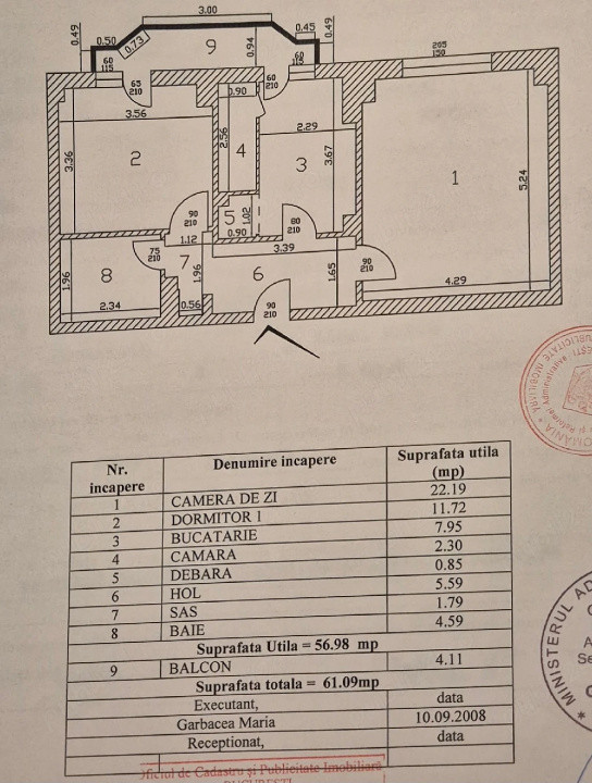 Apartament - 2 camere - Decomandat - Iancului 