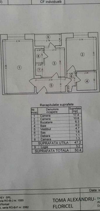 APARTAMENT 2 CAMERE-DECEBAL-COMPLET MOBILAT SI UTILAT-BLOC REABILITAT