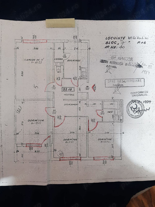 Apartament 4 camere Gorjului