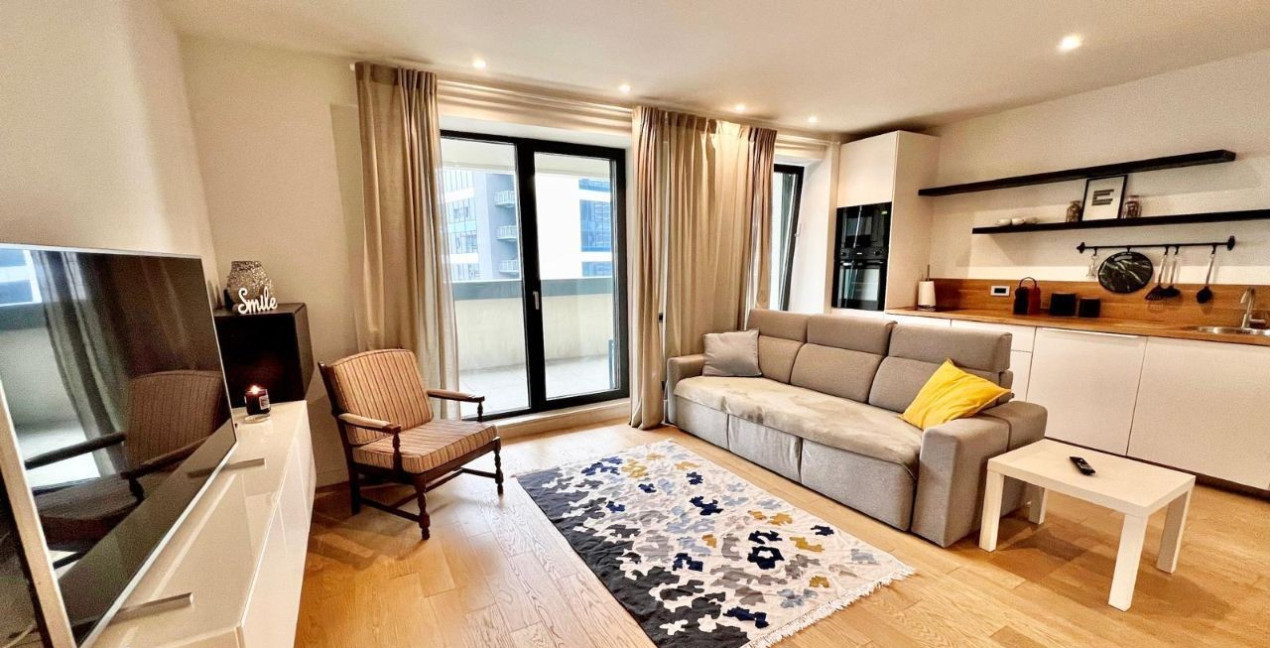 APARTAMENT DE 2 CAMERE, PREMIUM, 55MP, TERASA GENEROASA, AVIATIEI TOWERS