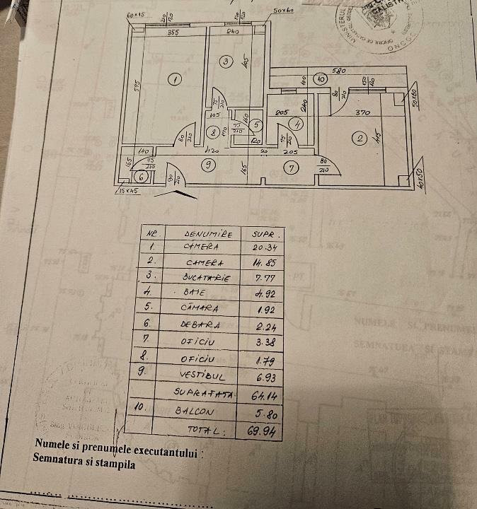 Apartament 2 Camere 70 Mp Tribunal-Unirii