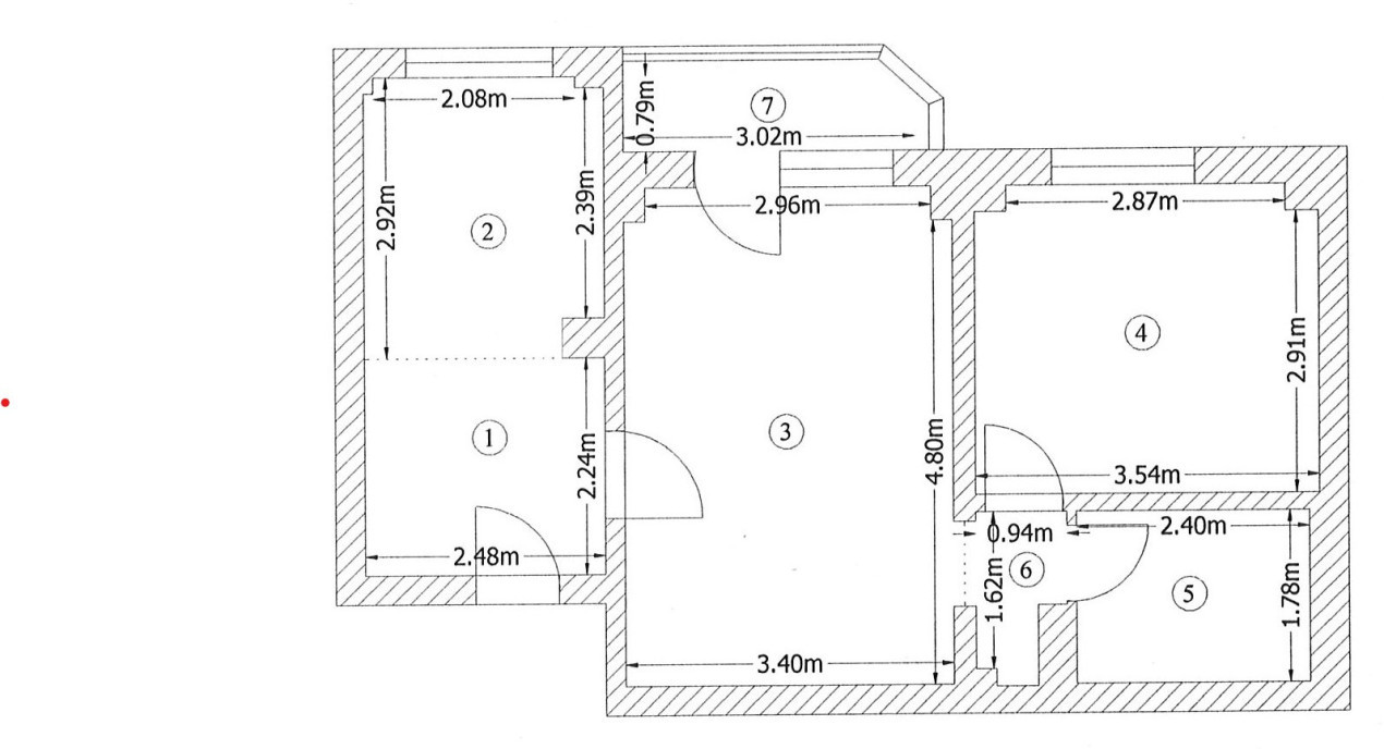 APARTAMENT 2 CAMERE-SALAJ-EBICOM-PROFI MARKET-CENTRALA-PARCARE