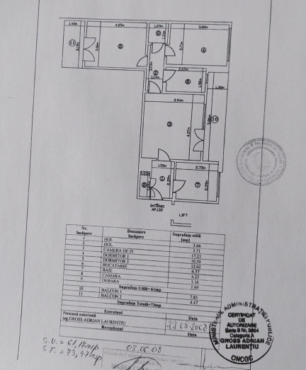 Ap 3 camere - et 2 - Militari, Iuliu Maniu, Veteranilor