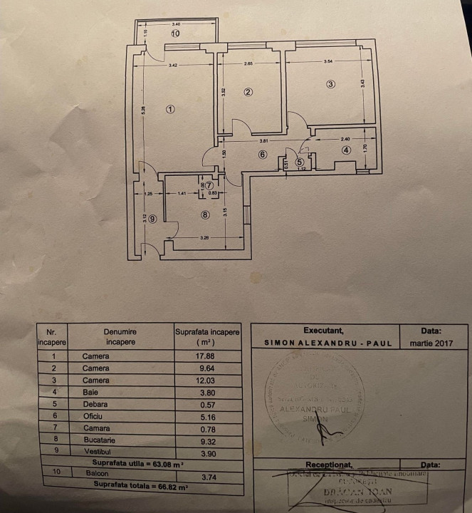 Apartament 3 camere  -zona Gorjului 