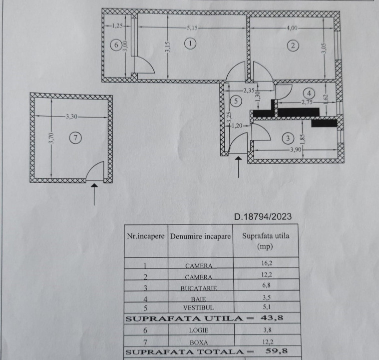 Apartament 2 camere- complet mobilat-zona Floreasca