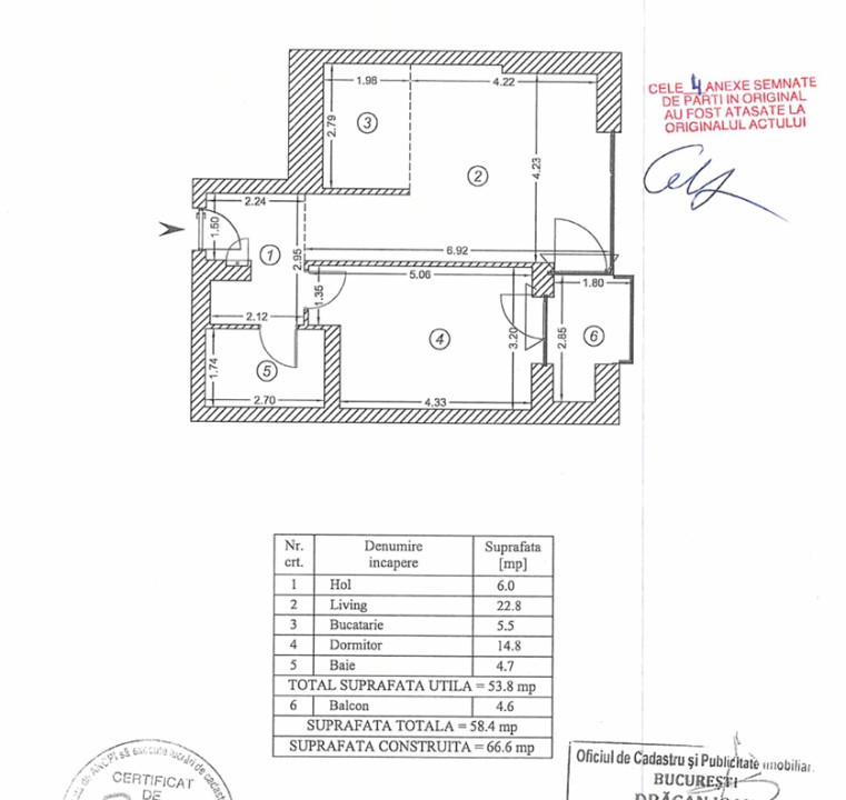 Apartament 2 camere-ONE Cotroceni Park-Etaj intermediar