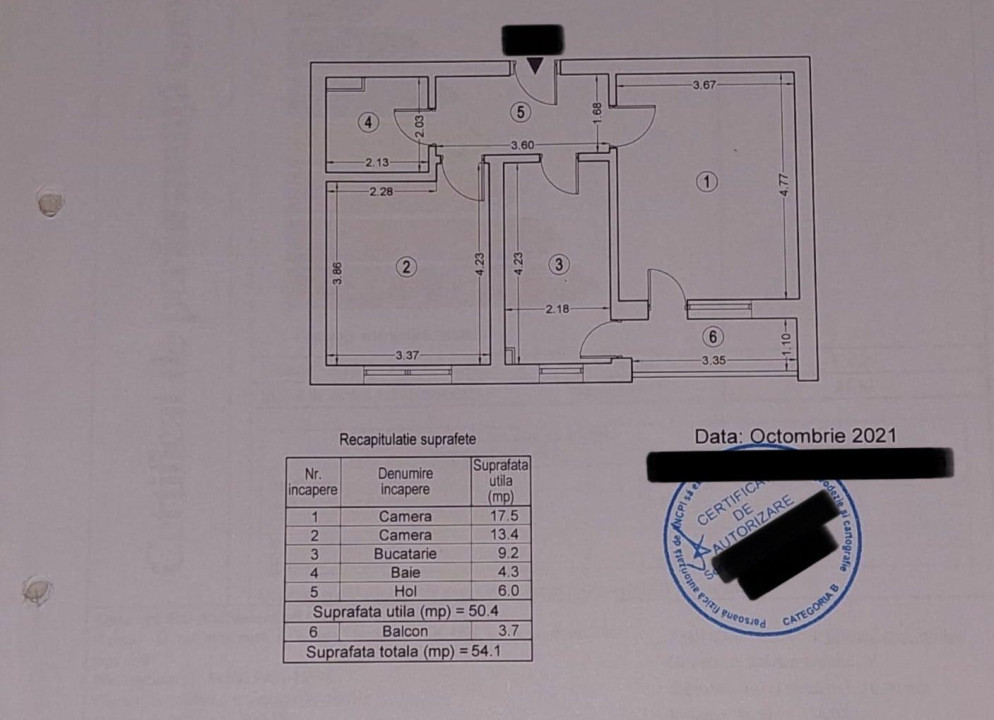 APARTAMENT 2 CAMERE - MOBILAT UTILAT - EXIGENT PLAZA FAZA 4