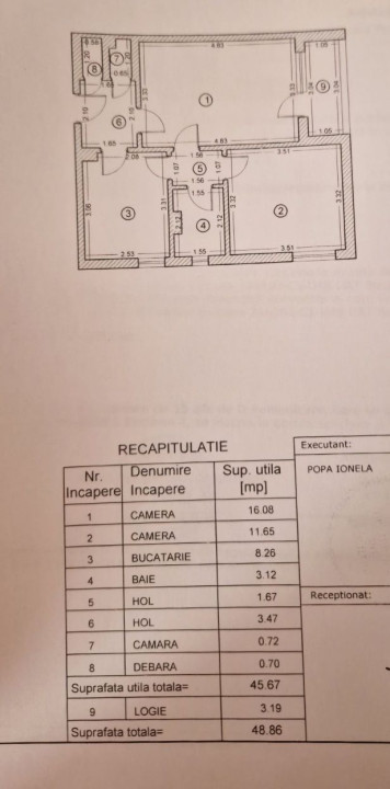 Apartament 2 camere - 5 minute Metrou Tineretului 