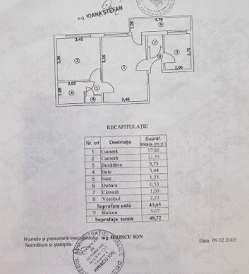 Apartament 2 camere - BLOC ANVELOPATE - zona 1 MAI- ION MIHALACHE