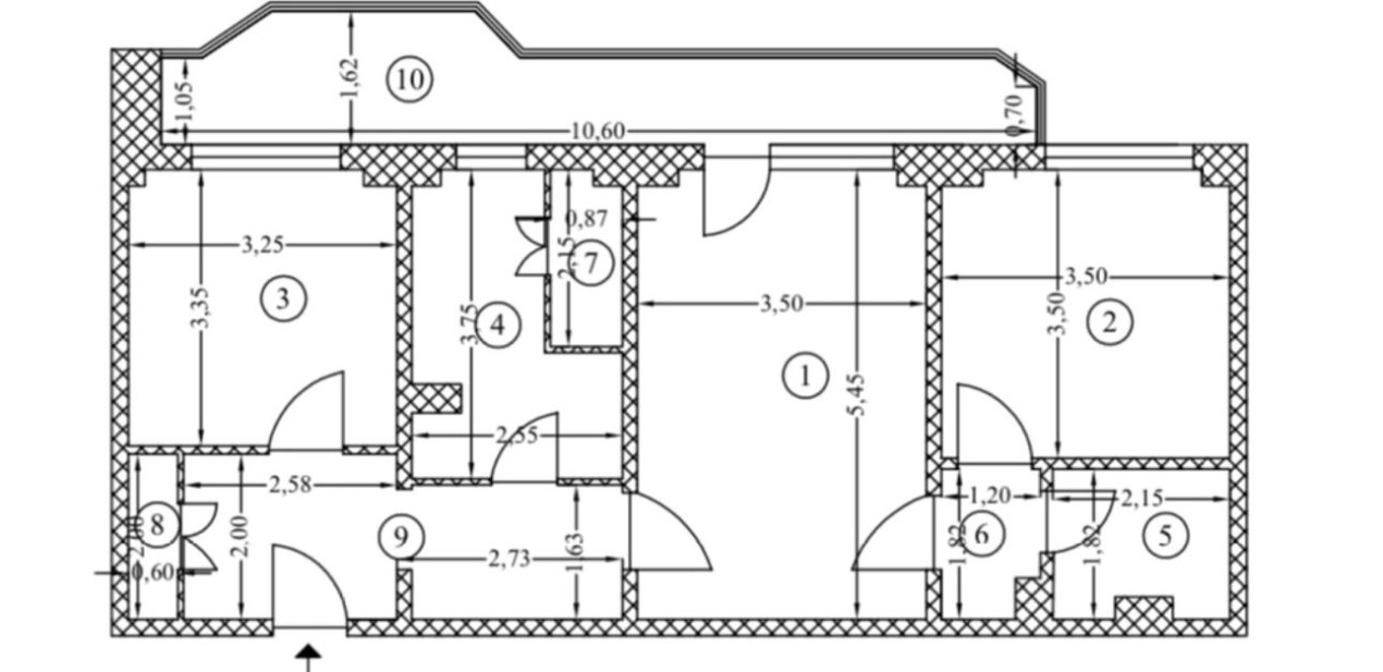 3 CAMERE - PARCUL PLUMBUITA - DE RENOVAT