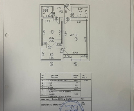 2 CAMERE - MOBILAT - UTILAT - LOC PARCARE - FUNDENI