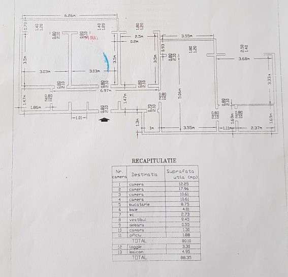 Apartament 4 camere-zona  Crangasi