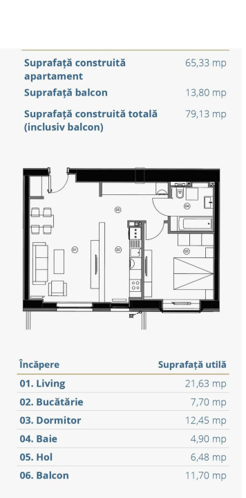 Apartament 2 camere - LUX - Aviației Tower 