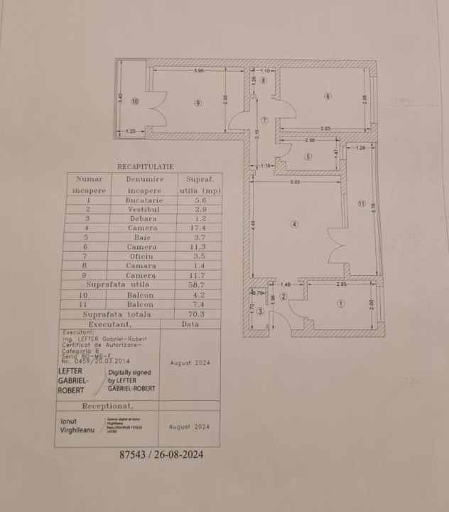 Apartament 3 camere-zona Lujerului