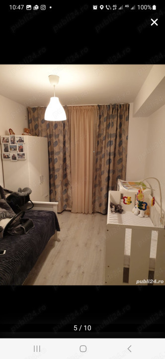 Apartament 2 camere MOBILAT/UTILAT 10 minute Metrou - zona Pallady -