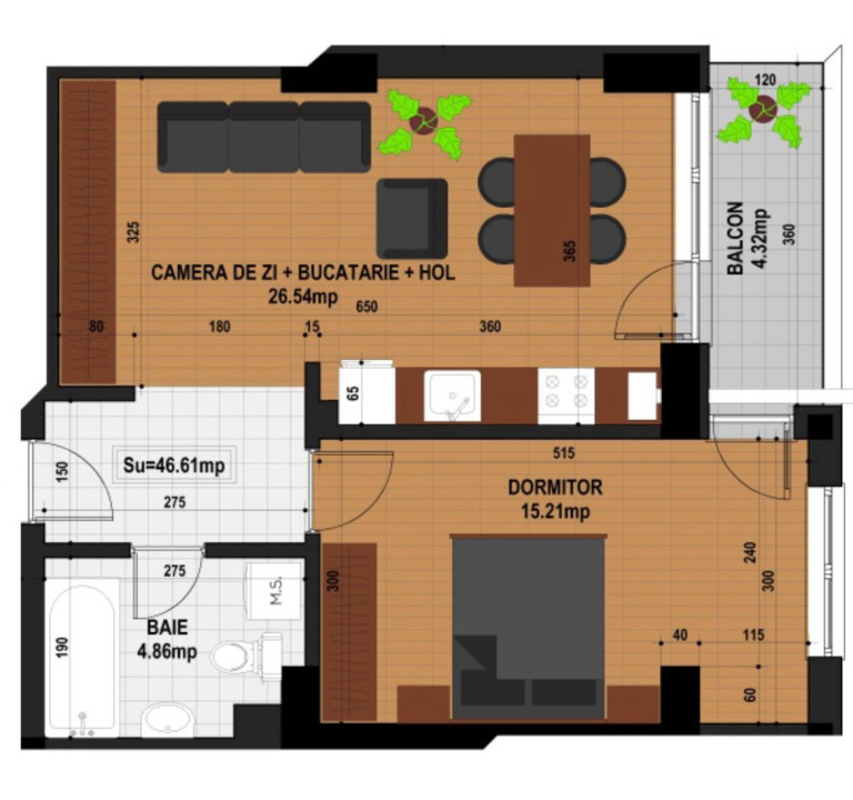 APARTAMENT 2 CAMERE - COMPLEX EXCLUSIVIST - TIMPURI NOI