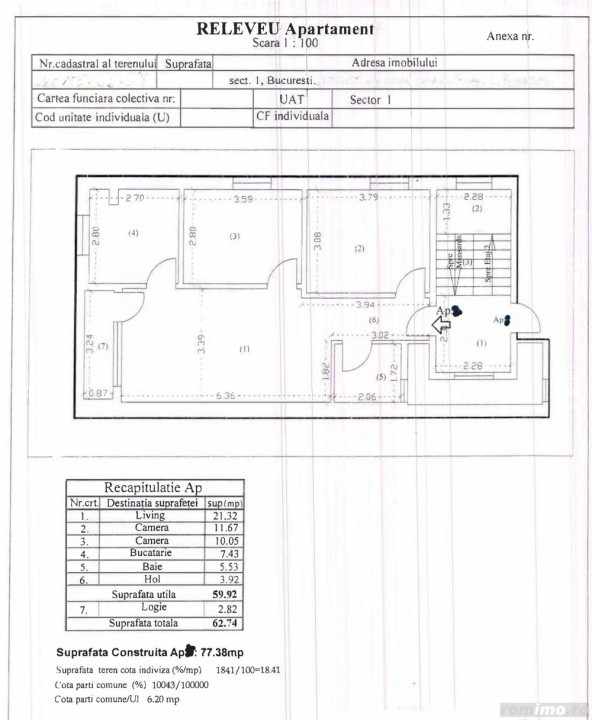 APARTAMENT 3 CAMERE - BLOC TIP BOUTIQUE - METROU - BUCURESTII NOI