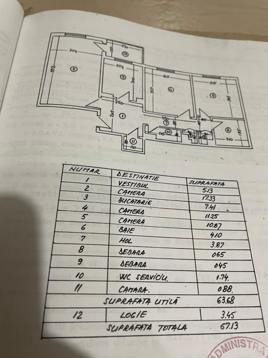 Apartament 3 camere - 5 minute Metrou APARATORII PATRIEI 