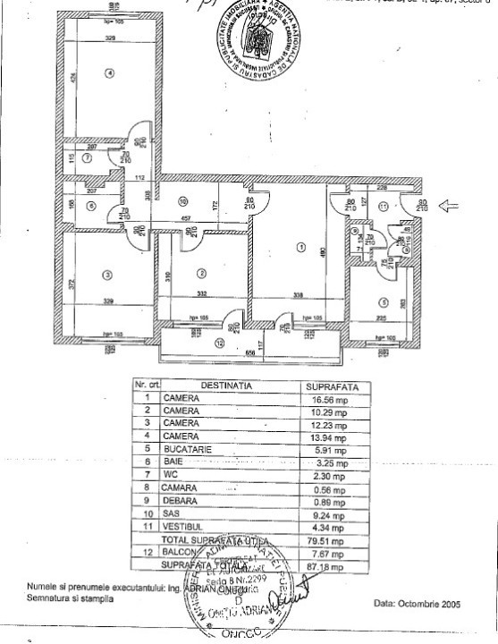 APARTAMENT 4 CAMERE  - 2 MINUTE METROU FAVORIT - DRUMUL TABEREI