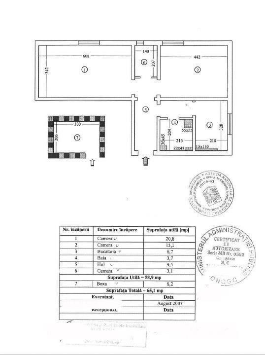 2 CAMERE -BLOC RUSESC (HOSIMIN) - BOXA -PARCARE -DRUMUL TABEREI 