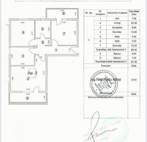 3 CAMERE - MOBILAT - UTILAT - LOC PARCARE - INDEPENDENTEI