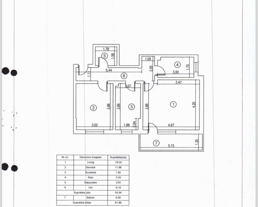 2 CAMERE - CENTRALA PROPRIE - MOBILAT - UTILAT 