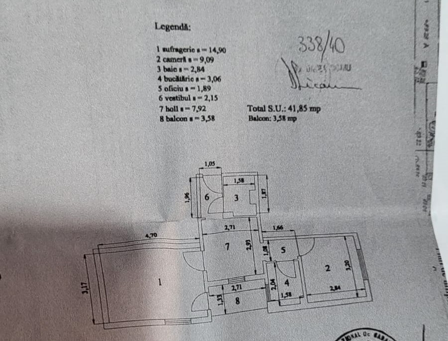 2 CAMERE - CENTRALA  PROPRIE - MOBILAT - CORA LUJERULUI