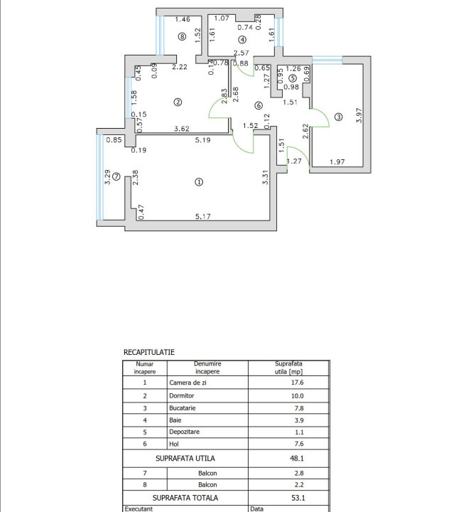 2 CAMERE - DECOMANDAT - DNA GHICA -PLUMBUITA