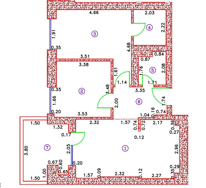 3 CAMERE - DECOMANDAT - CORTINA NORTH