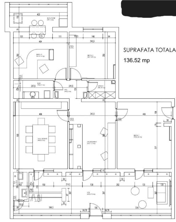 4 CAMERE - SPATIU BIROU - INTRARE STRADALA