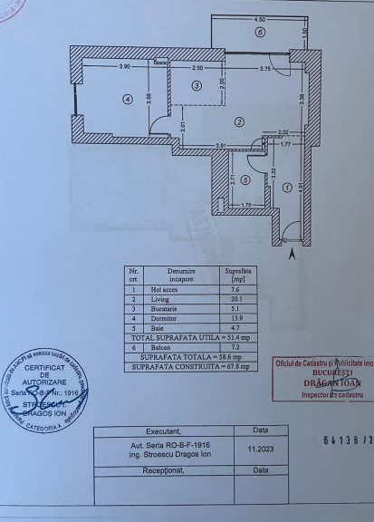 Apartament 2 Camere Premium ONE COTROCENI PARK