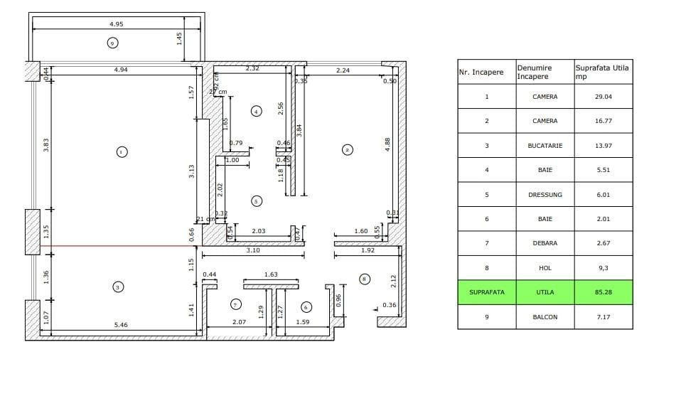 Confort in 85 mp: Apartament 2 Camere cu Finisaje Premium