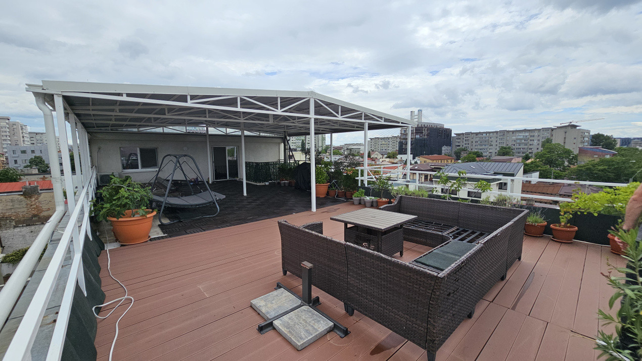 Apartament 5 camere+Terasa 120 mp+garaj -zona - Primaria Sector 1 -Banu Manta