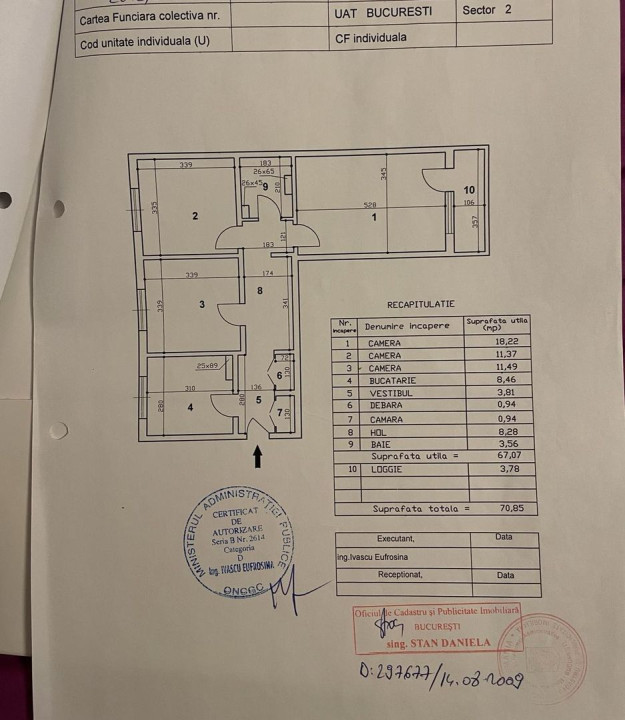 APARTAMENT 3 CAMERE-PANTELIMON-MEGA MALL-ETAJ 1/8