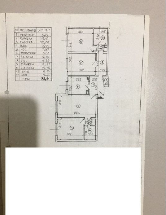 APARTAMENT- 4 CAMERE-LIBERTY MALL-NASAUD-BLOC REABILITAT