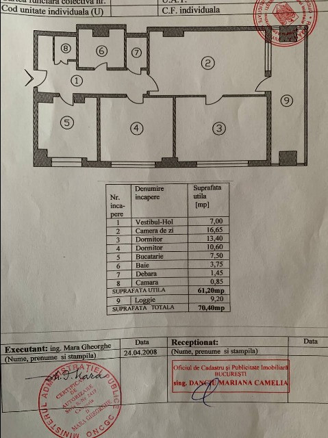 Apartament 3 camere Lujerului