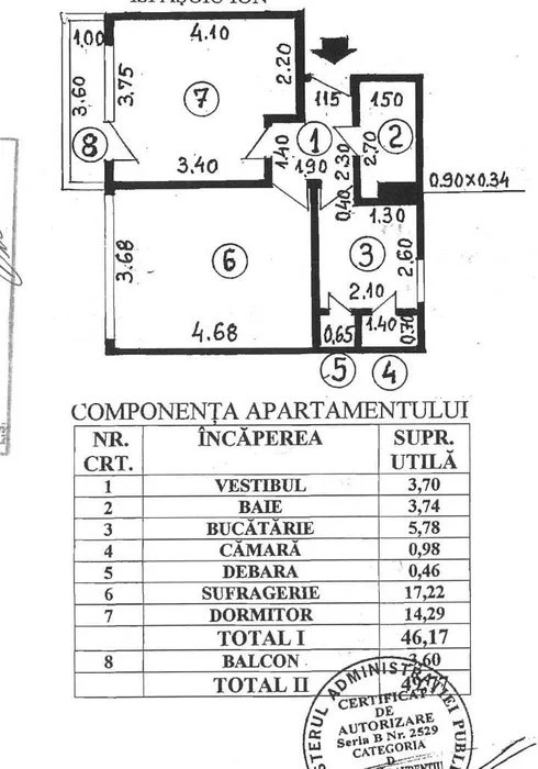 Apartament 2 camere Cantemir