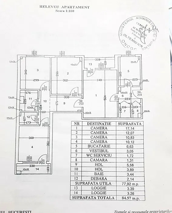 Apartament 4 camere Militari-Lujerului-Piata Veteranilor