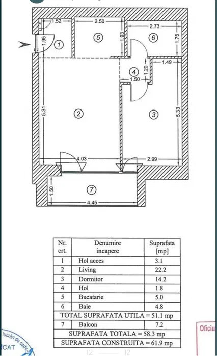 Apartament 2 Camere -Vedere Libera- ONE COTROCENI 